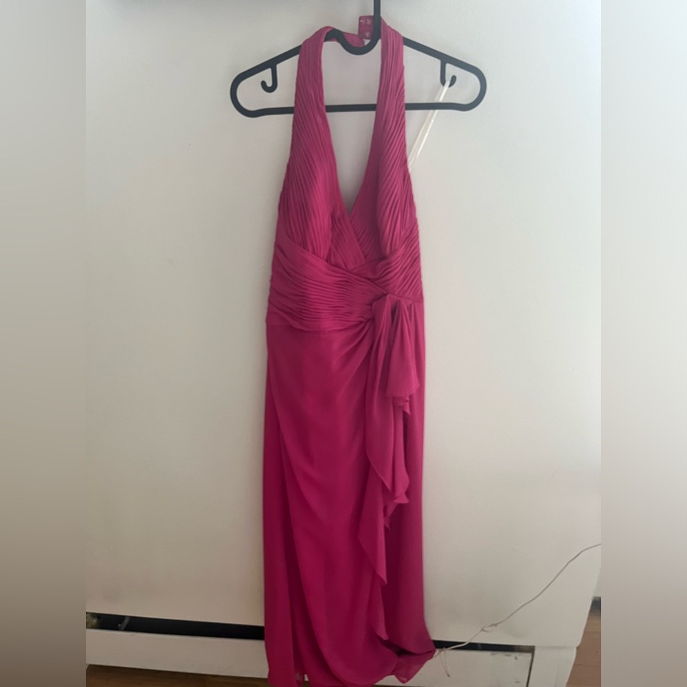 Fushia pink dress great for weddings or special occasions